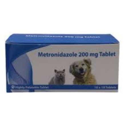 Metronidazole 200 mg  100 tab .