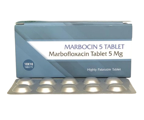 Marbofloxacin Tablet  5mg  100 Tablet