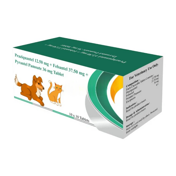 Dewormer Cat and Dog 100 Tablets